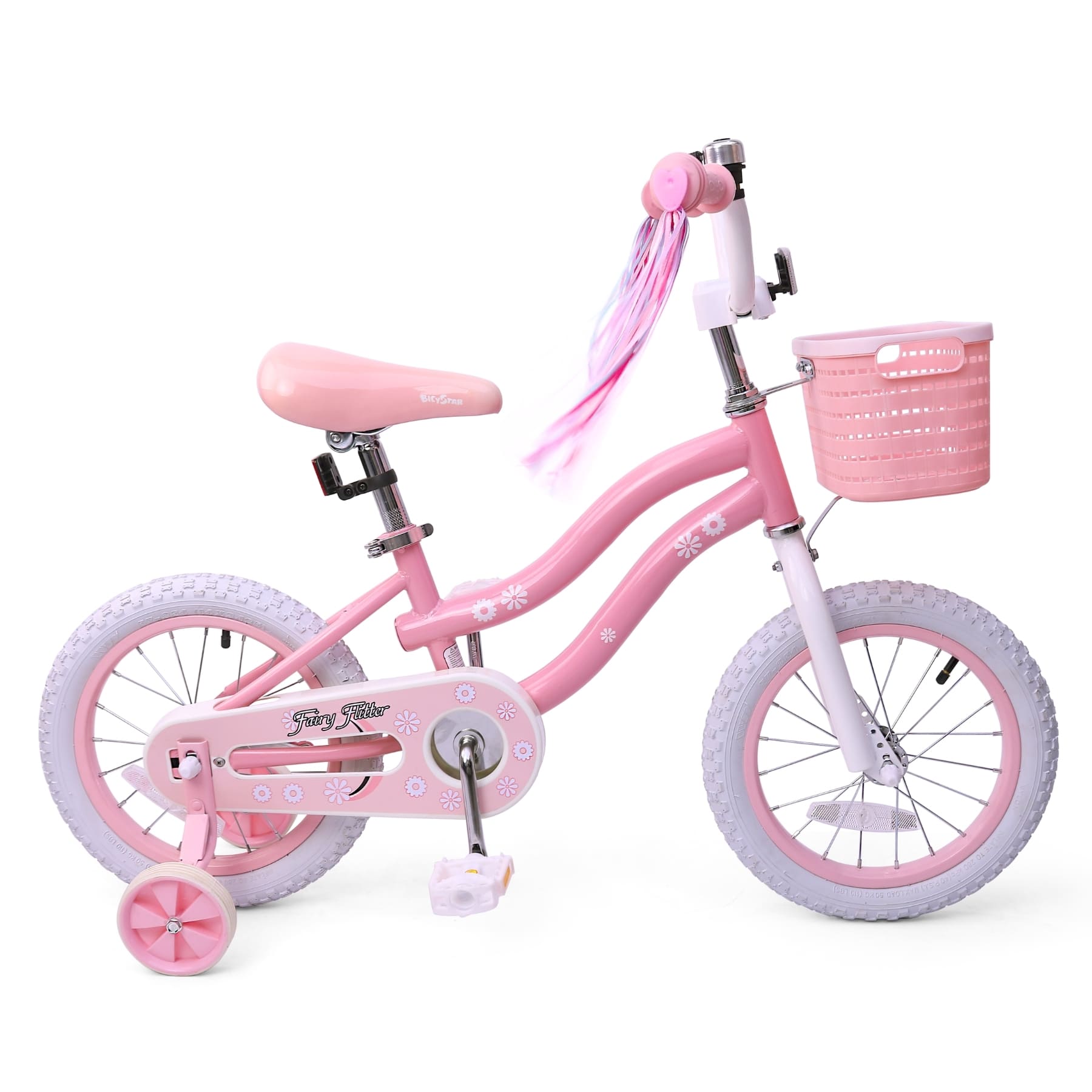 Girls bike with tassles on sale