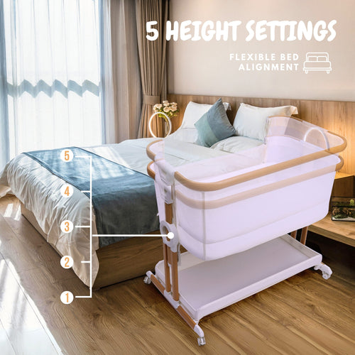 bassinet with wheels