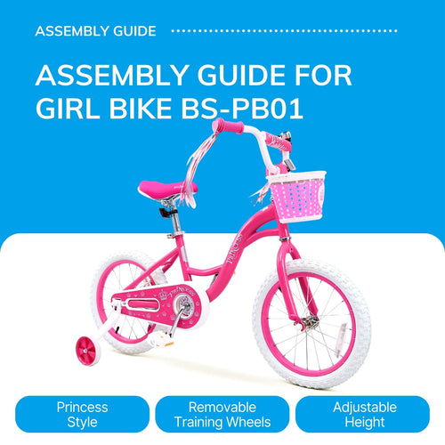 Bicystar Princess Bike Assembly Guide | Model BS-PB01