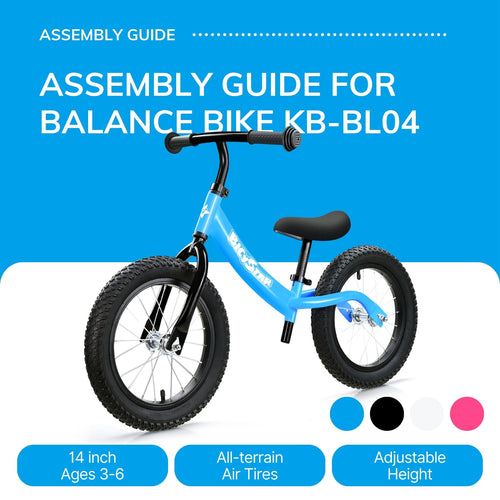 Bicystar 14" Balance Bike Assembly Guide | Model KB-BL04