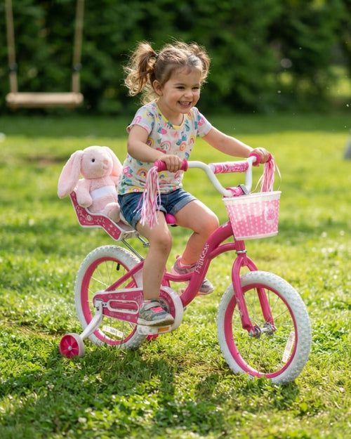Bicystar Doll Bike Seat for 18-22 Inch Dolls, Easy 3-Minute Install, Fits Most Kids' Bikes