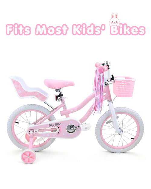 Bicystar Doll Bike Seat for 18-22 Inch Dolls, Easy 3-Minute Install, Fits Most Kids' Bikes