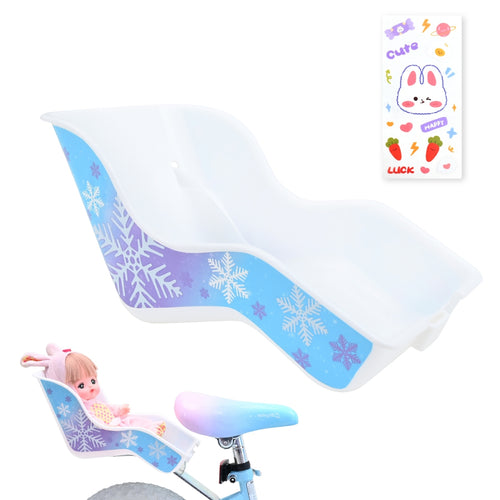 Bicystar Doll Bike Seat for 18-22 Inch Dolls, Easy 3-Minute Install, Fits Most Kids' Bikes