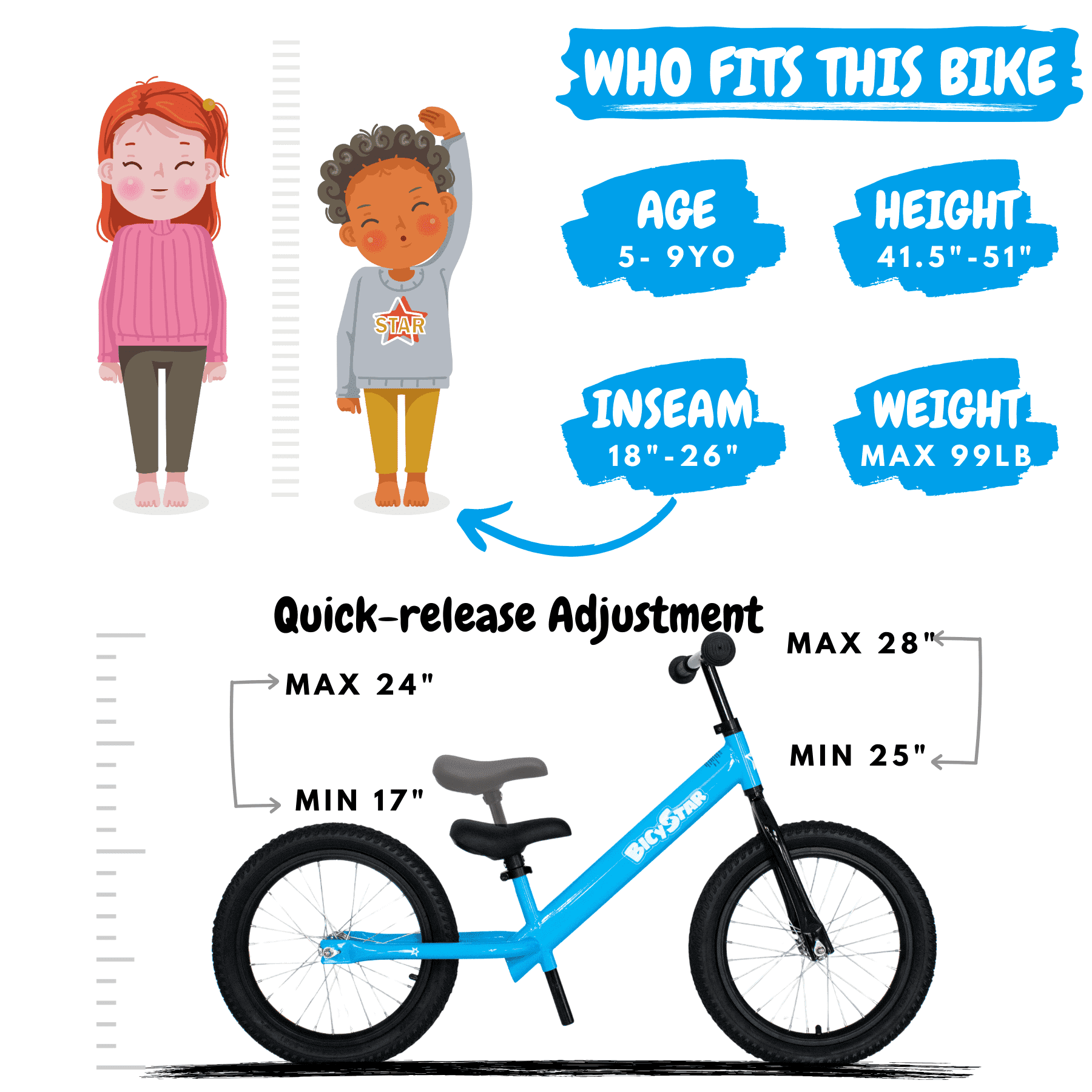Height for balance bike deals
