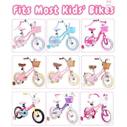 Bicystar Doll Bike Seat for 18-22 Inch Dolls, Easy 3-Minute Install, Fits Most Kids' Bikes