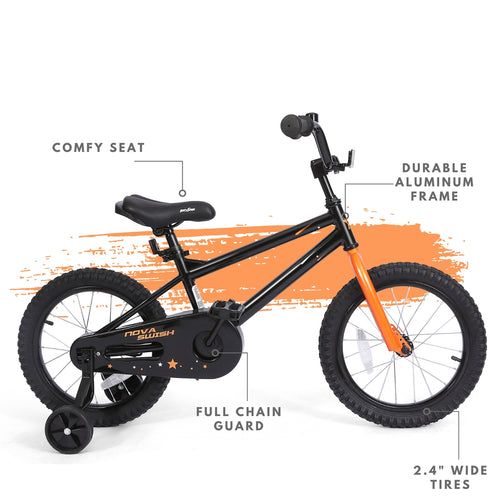 Kids Bike with Removable Training Wheels 14, 16 inch | BS-AZ0185