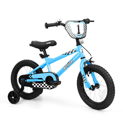 Bicystar BMX Kids Bike w/Hand & Coaster Brake, Removable Training Wheels