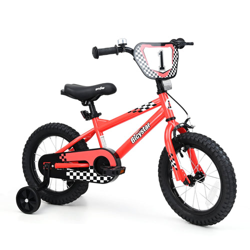 Bicystar BMX Kids Bike w/Hand & Coaster Brake, Removable Training Wheels