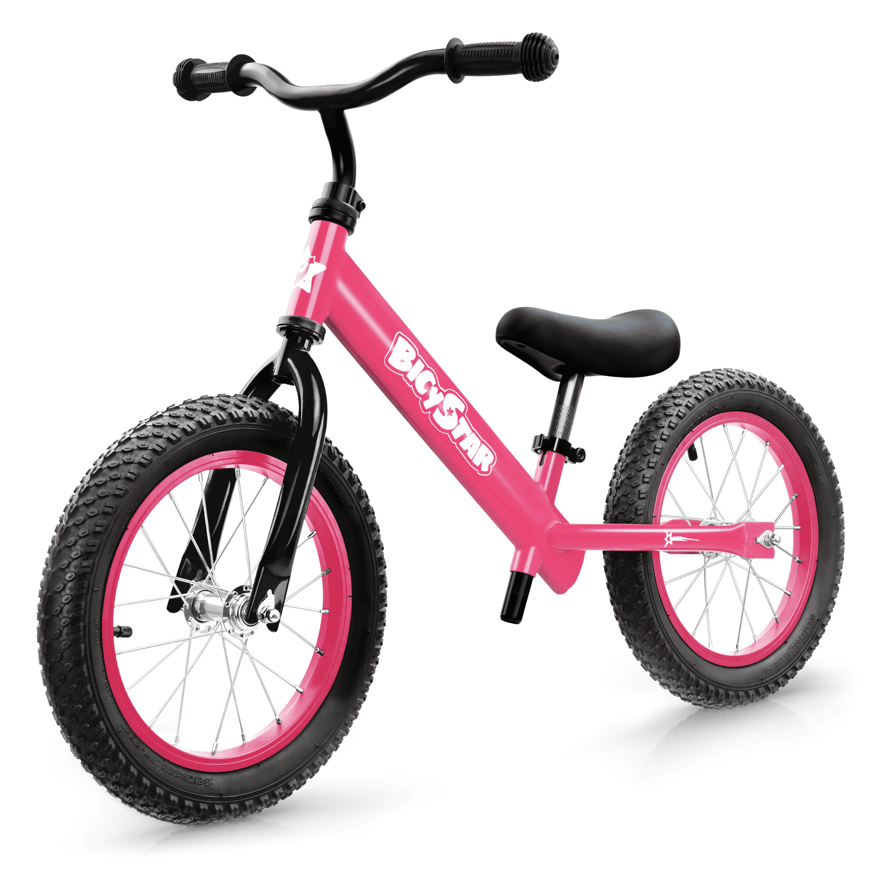 ebay fitnessbike 14 Inch Balance Bike for Kids 3-6 Years, Air Rubber Tires