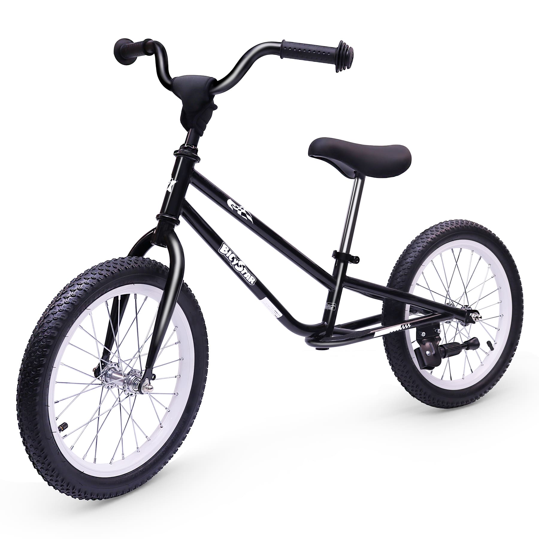 16 Inch Kids Balance Bike for 5 8 Year Old No Pedals Footrests Adju Bicystar