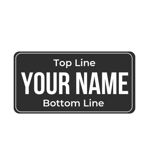 Personalized Kids Bike License Plates | Custom Bicycle License Plates