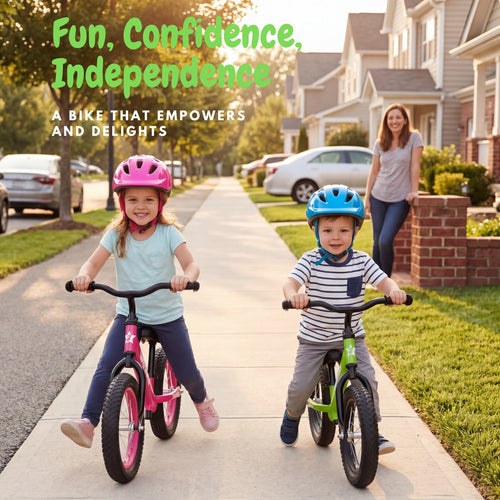 14 / 16 Inch Balance Bike for Kids 3-8 Years, Air Rubber Tires | KB-BL05
