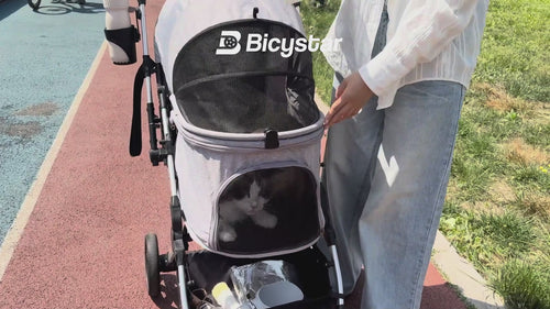 Foldable Pet Stroller for Small Dogs Cats Up to 35lbs |  BB-C330H